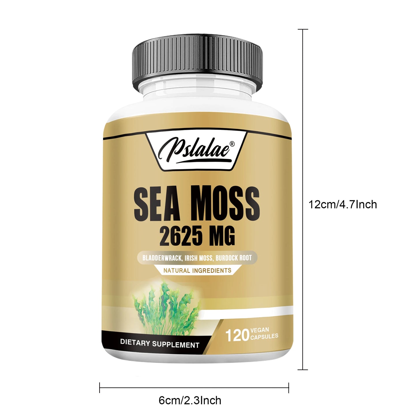 Sea Moss - Supports Joint and Heart Health, Improves Digestion, Boosts Immunity - 120 Capsules