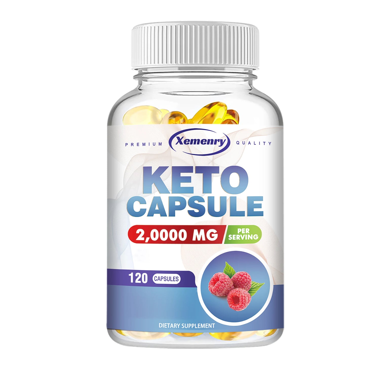 Keto Capsules Supplement - Body Detox, Weight Management, Supports Immunity - 120 Capsules