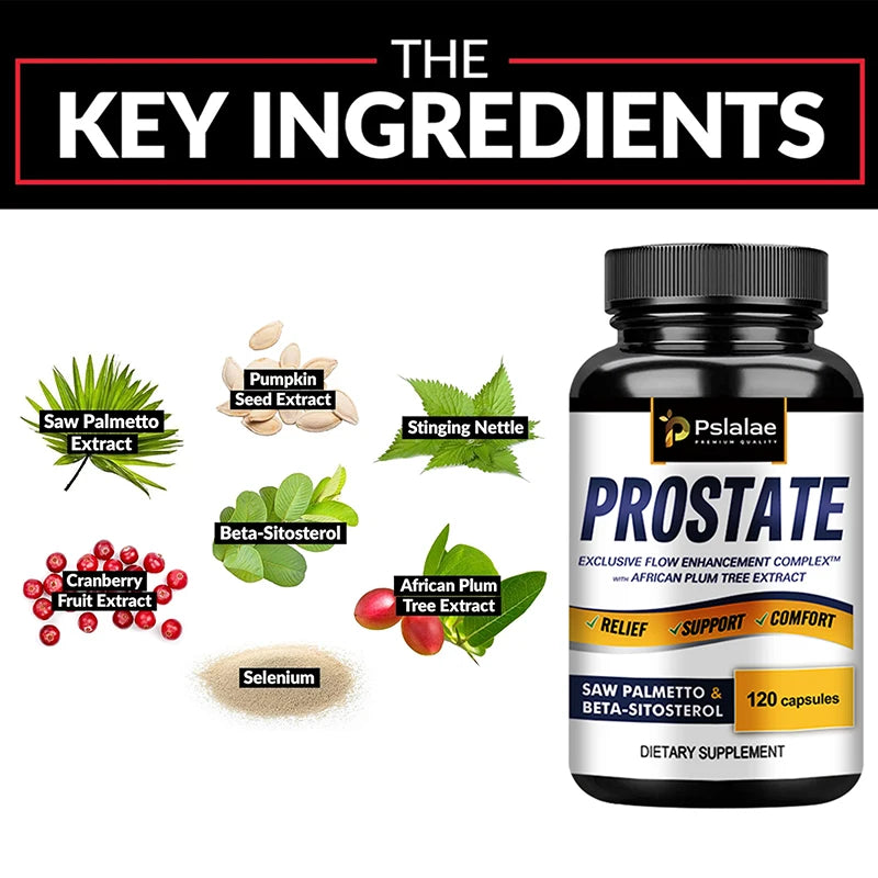 Prostate - with Saw Palmetto, Stinging Nettle, Pumpkin Oil - 120 Capsules