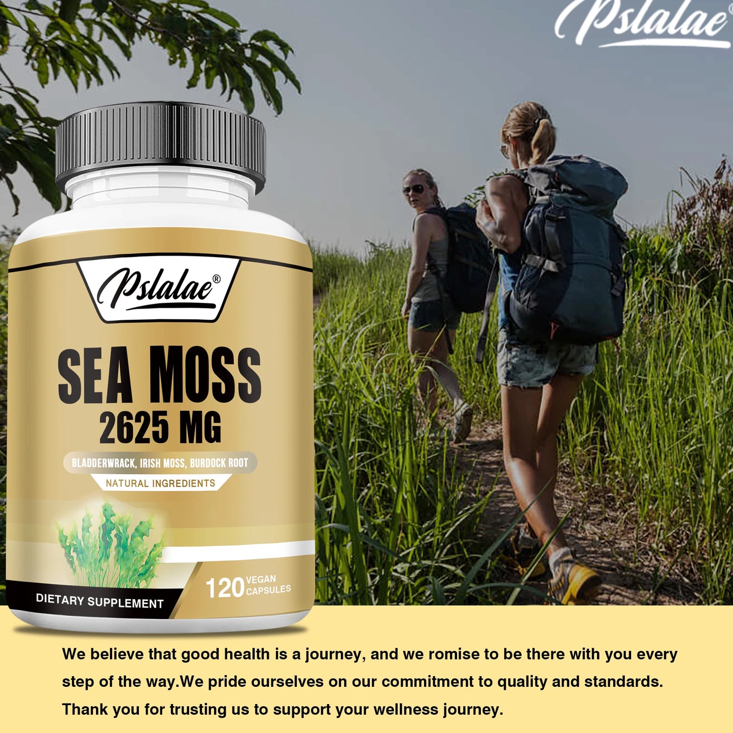 Sea Moss - Supports Joint and Heart Health, Improves Digestion, Boosts Immunity - 120 Capsules