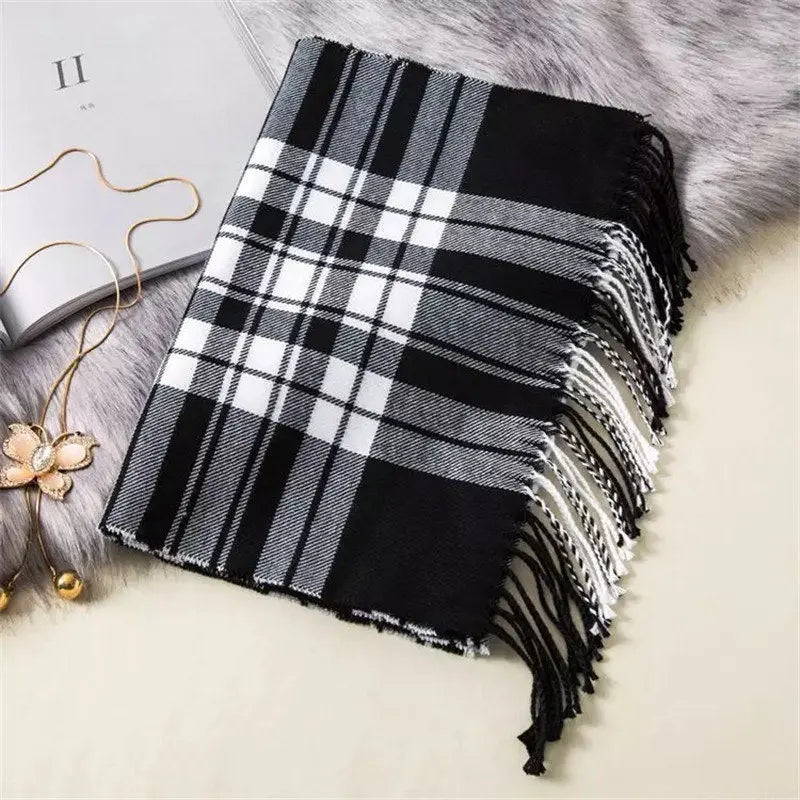 195*35cm Luxury Brand fashion classic lattice men soft shawl plaid scarves shawl UNISE wraps shawl neckerchief headband muffler