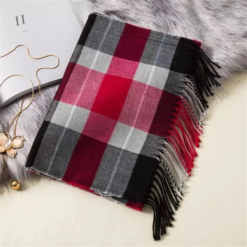 195*35cm Luxury Brand fashion classic lattice men soft shawl plaid scarves shawl UNISE wraps shawl neckerchief headband muffler