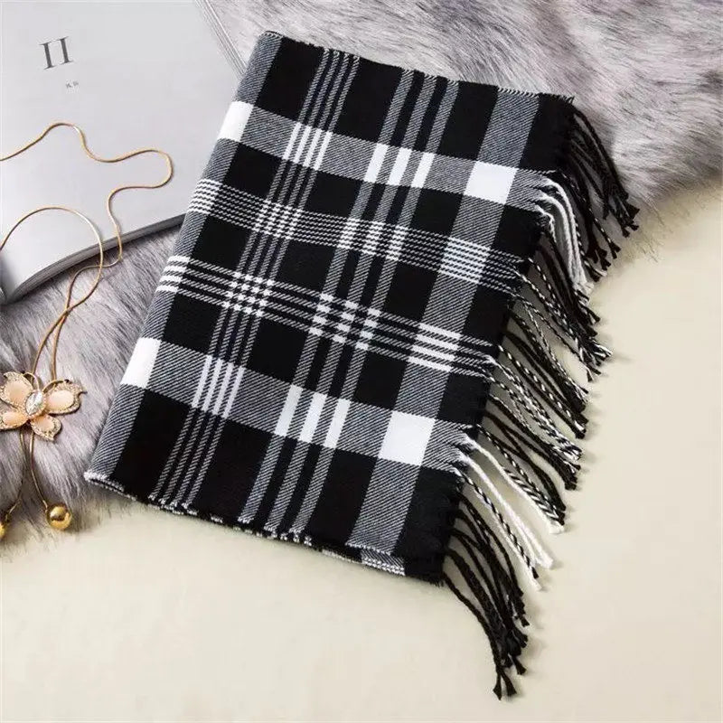 195*35cm Luxury Brand fashion classic lattice men soft shawl plaid scarves shawl UNISE wraps shawl neckerchief headband muffler