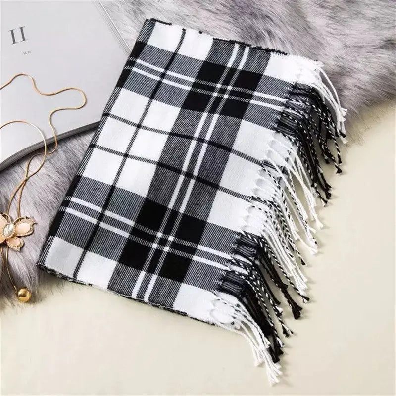 195*35cm Luxury Brand fashion classic lattice men soft shawl plaid scarves shawl UNISE wraps shawl neckerchief headband muffler