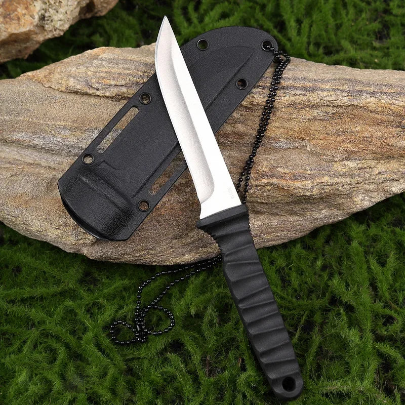 EDC Outdoor Self-Defense Knife, Outdoor High Hardness Life-Saving Knife, Camping Climbing Stainless Steel Knife edc knife