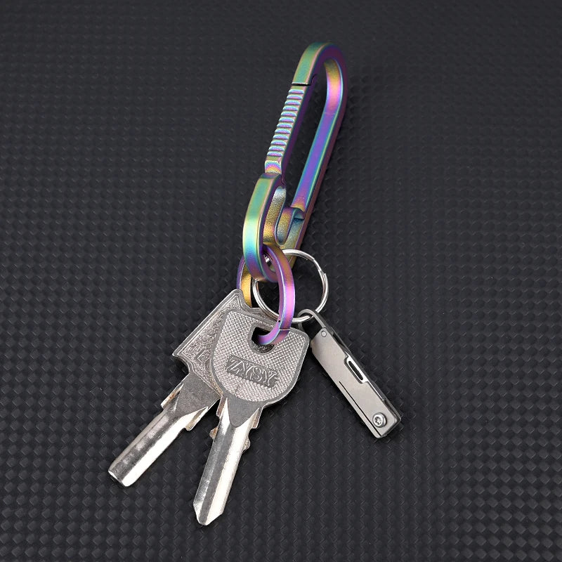 Titanium Alloy Mini Knife Keychain Pendant, Portable Unboxing, Sharp Mini Folding Knife