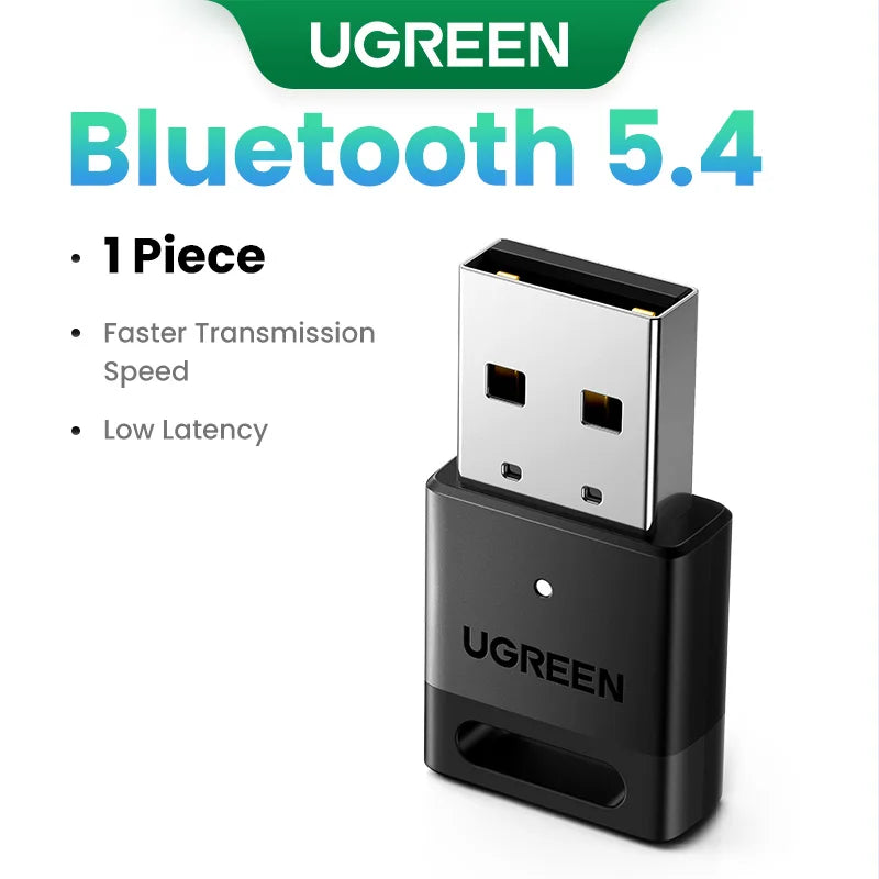 USB Bluetooth Adapter Bluetooth Dongle 5.4 Adapter for PC Bluetooth Receiver & Transmitter for Bluetooth Keyboard/Mouse