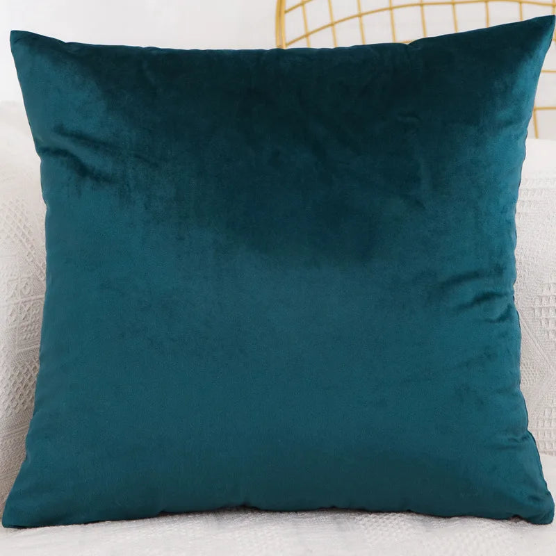 Velvet Throw Pillow Cover Decorative Square Cushion Case for Sofa Bedroom 40x40/45x45/50x50/30x50/55x55/60x60cm Pillowcase