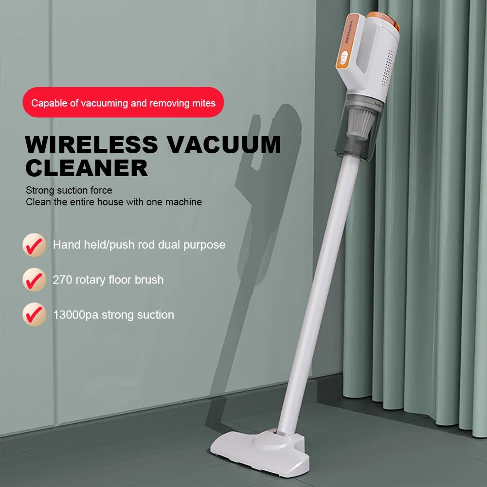 Portable Dust Buster Cordless Handheld Vacuum Cleaner USB Rechargeable Handheld Dust Collector Mini Car Hoover Home Car Dual Use