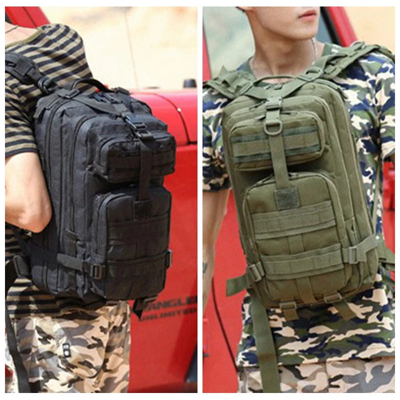 Classic Tactical Backpack Travel Sports Camouflage Bag Outdoor Climbing Hunting Backpack Fishing Hiking Nylon 3P Pack Bag