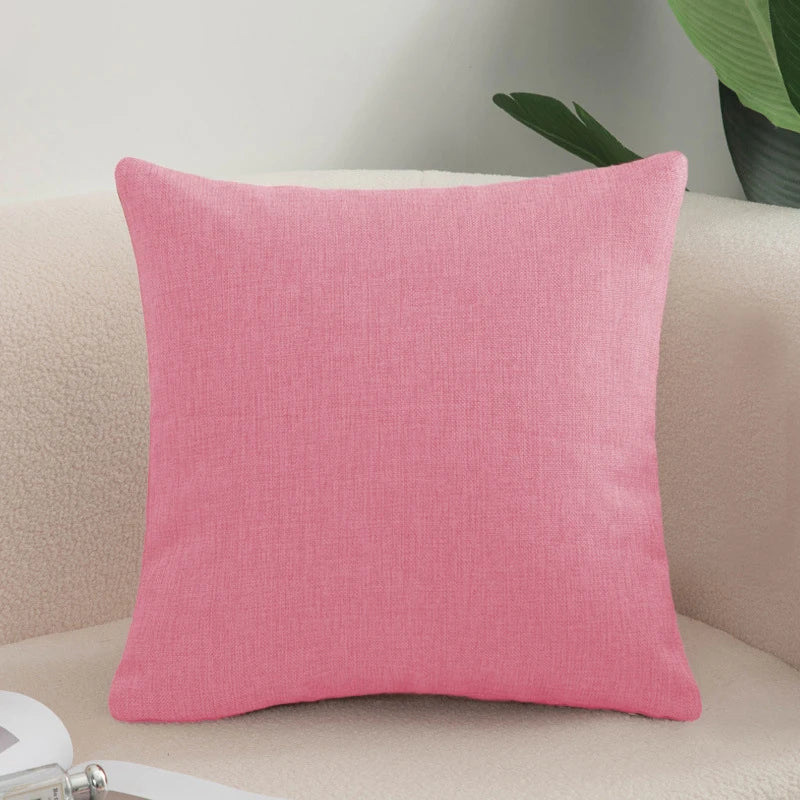 Cushion sofa cushion color cushion living room modern simple cushion cover (Without Core)