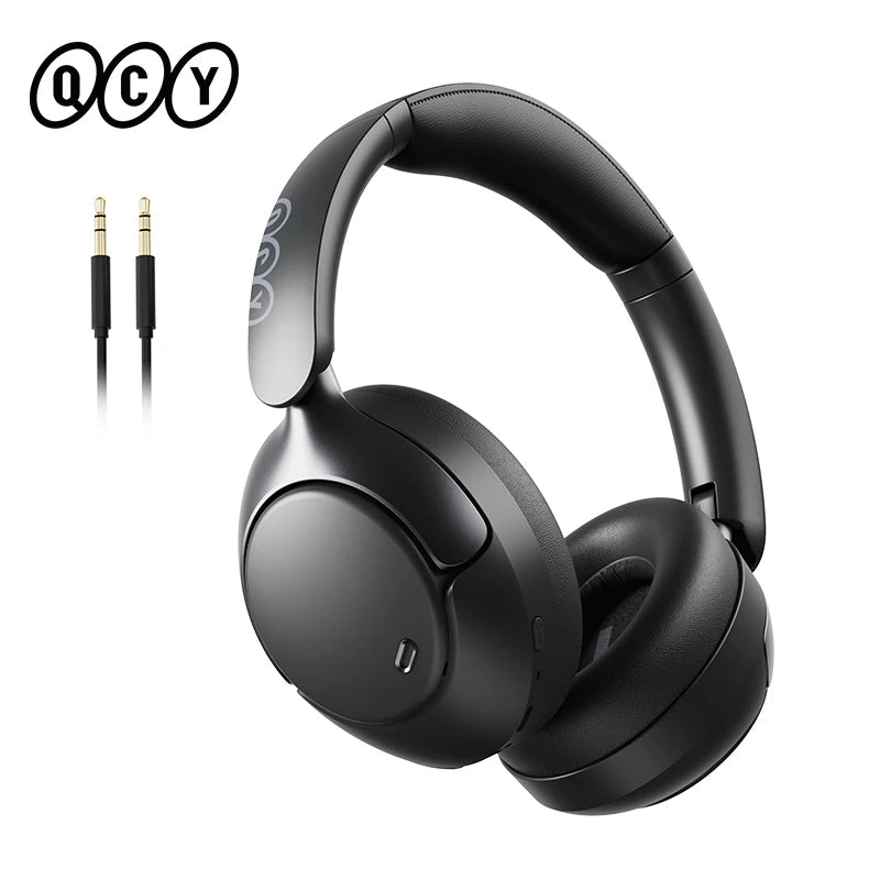 QCY H3 Pro ANC Wireless Headphone Hi-Res Spatial Audio Earphone with LDAC 50dB Noise Canceling Over Ear Headset Dual Connection