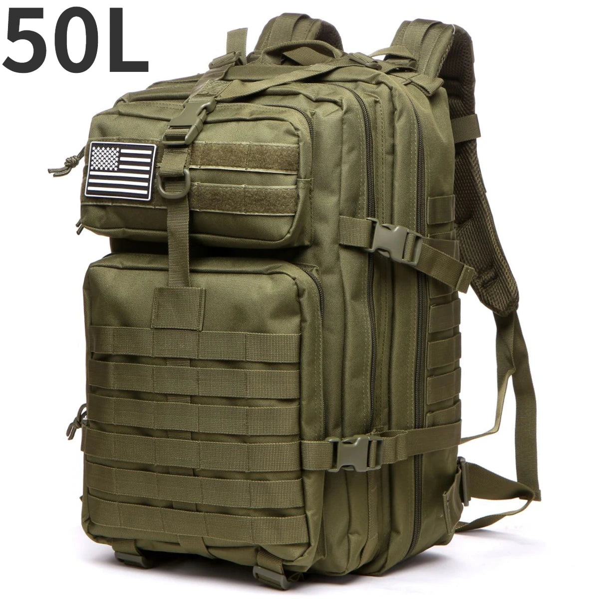 30L/50L 1000D Nylon Waterproof Backpack Outdoor Rucksacks Tactical Sports Camping Hiking Trekking Fishing Hunting Bag