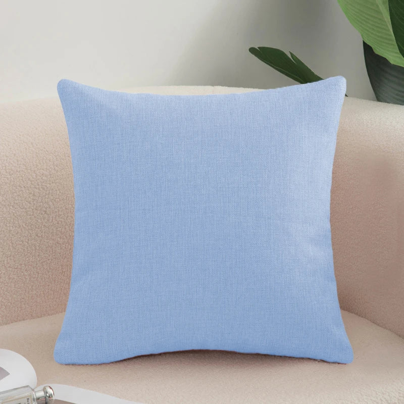 Cushion sofa cushion color cushion living room modern simple cushion cover (Without Core)