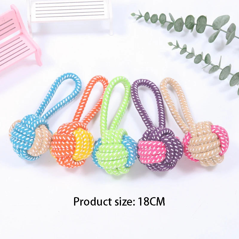 Interactive Cotton Rope Mini Dog Toys Ball for Dogs Accessories Toothbrush Chew Puppy Toy for Large Small Dogs Toy Pet Dog Toy