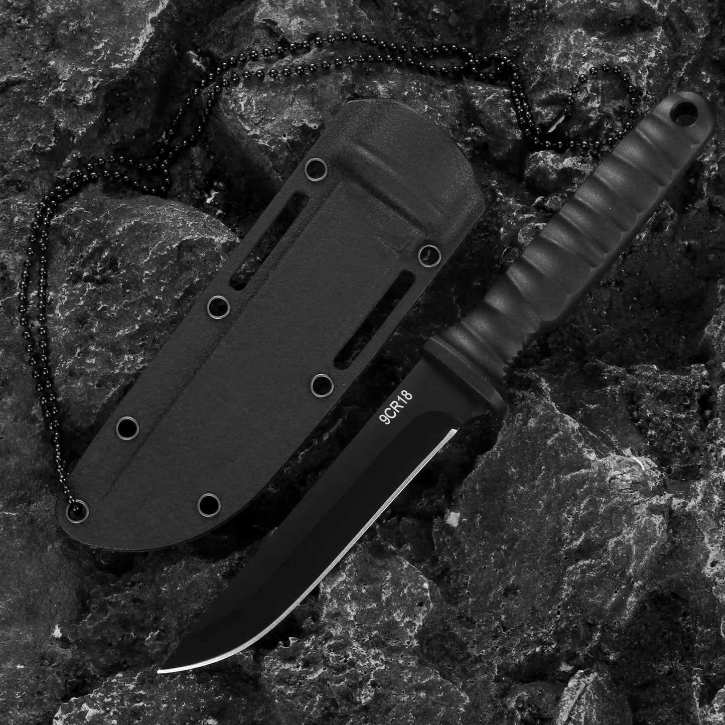 EDC Outdoor Self-Defense Knife, Outdoor High Hardness Life-Saving Knife, Camping Climbing Stainless Steel Knife edc knife