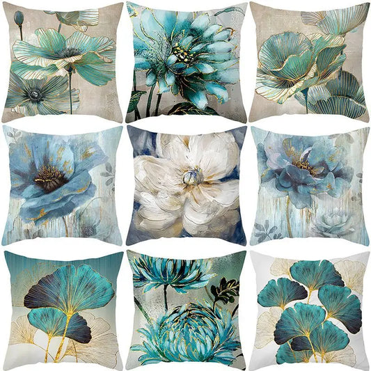 Ginkgo Leaf Cushion Cover Decorative Pillow    Sofa Home Decor case pillow cases