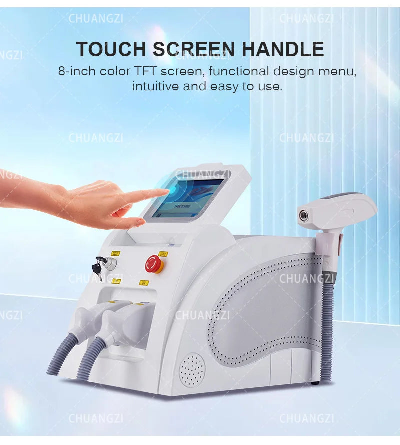 Professional IPL+ OPT Epilator Laser Painless Hair Removal Machine E-Light Skin Whitening Fast Depilation Permanent Device