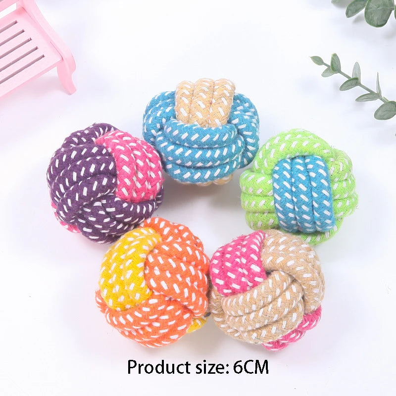 Interactive Cotton Rope Mini Dog Toys Ball for Dogs Accessories Toothbrush Chew Puppy Toy for Large Small Dogs Toy Pet Dog Toy