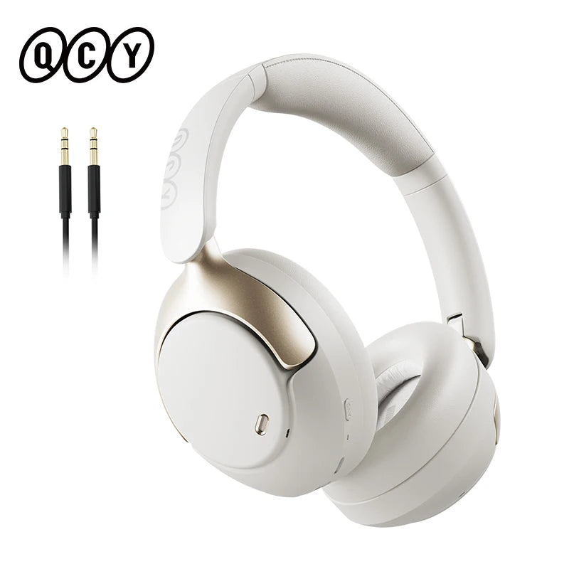 QCY H3 Pro ANC Wireless Headphone Hi-Res Spatial Audio Earphone with LDAC 50dB Noise Canceling Over Ear Headset Dual Connection