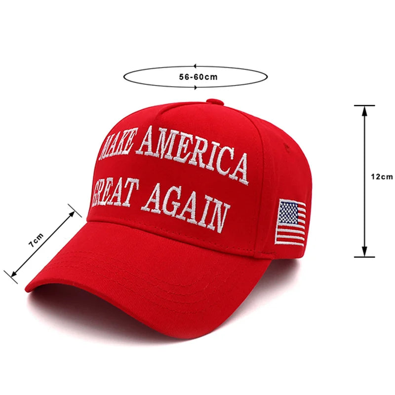 2024 New Donald Trump Cap USA Baseball Caps Large Size MAGA Snapback President Hat Embroidery Wholesale Drop Shipping Hats