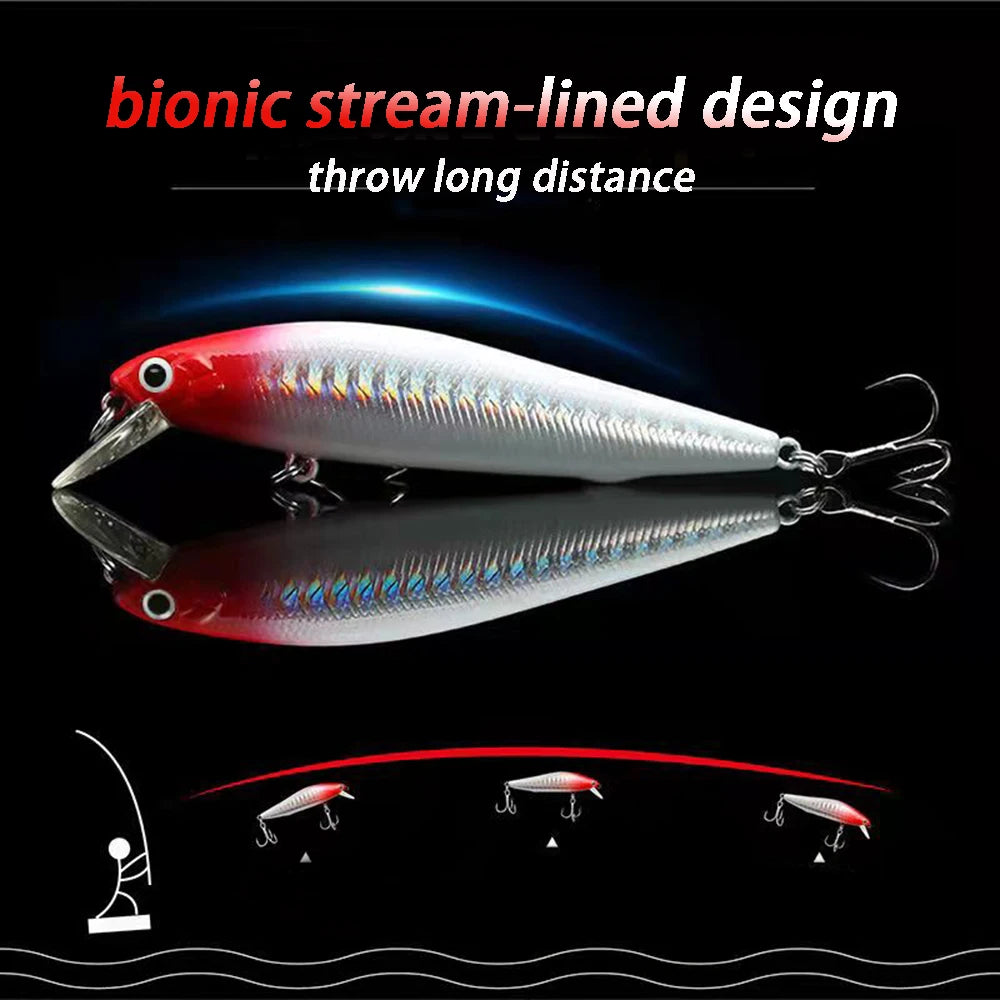 Sinking Minow 5-14g Jerkbait Fishing Lure Professional Gravity Balance System Cast Deep Bait Crank Wobbler Pesca Swimbait Pesca