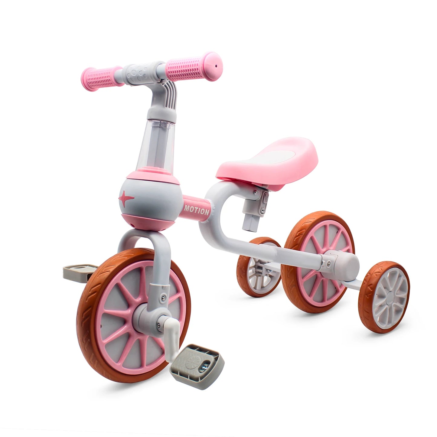 4 Wheels Toddler Tricycle Riding Toy for Age 1/2/3/4 Years Old Boy&Girl Gift Baby Balance Training Bike Kids Balance Riding Bike