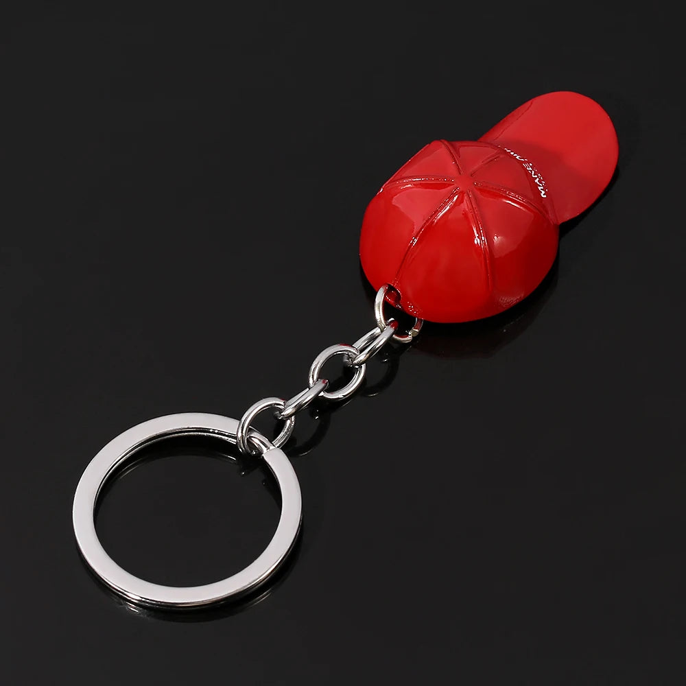 Red Hat Trump Keychain Freedom MAKE AMERICA RGEAT AGAIN Key Ring Fashion Nation Key Holder For Men Women Jewelry Accessories