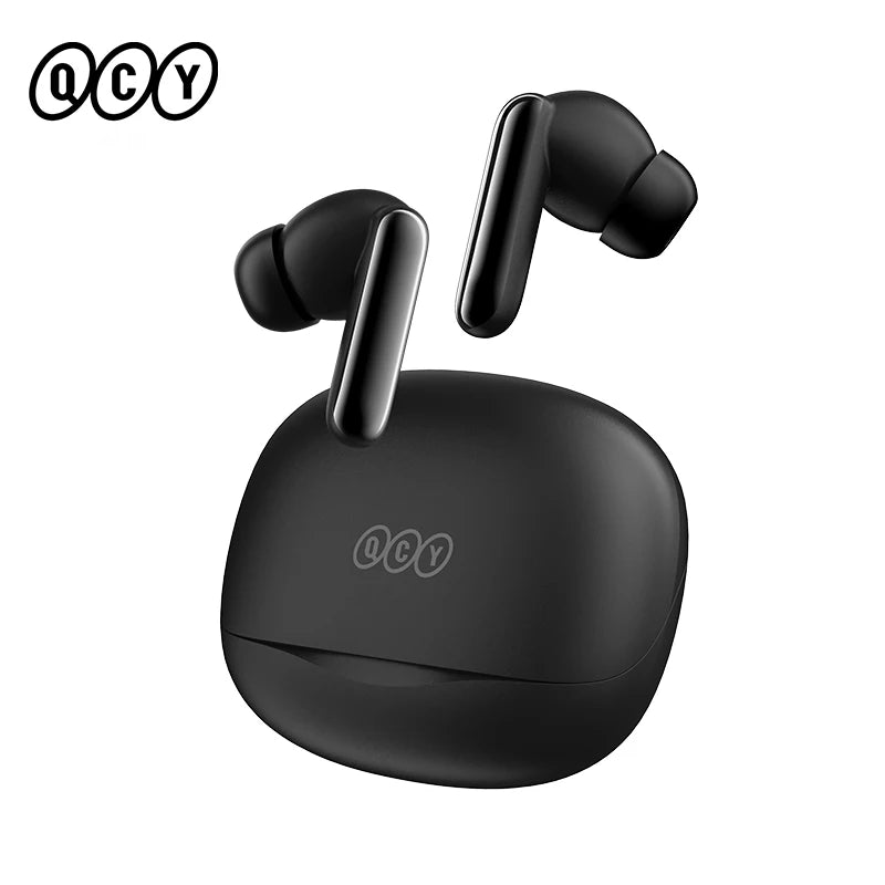 QCY Melobuds N50 Wireless Earphones ANC 6 Mics AI Call Earbuds Bluetooth 5.4 Dual Connection Headphone Transparent Mode