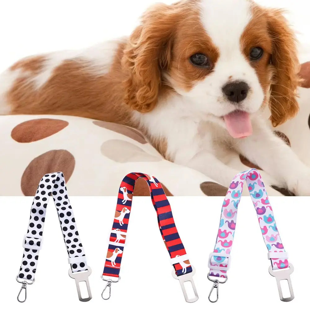 New Pet Car Seat Belt Pet Supplies Dog Retractable Seat Belt Dog Car Safety Buckle Outdoor Accessories Small Medium Dogs