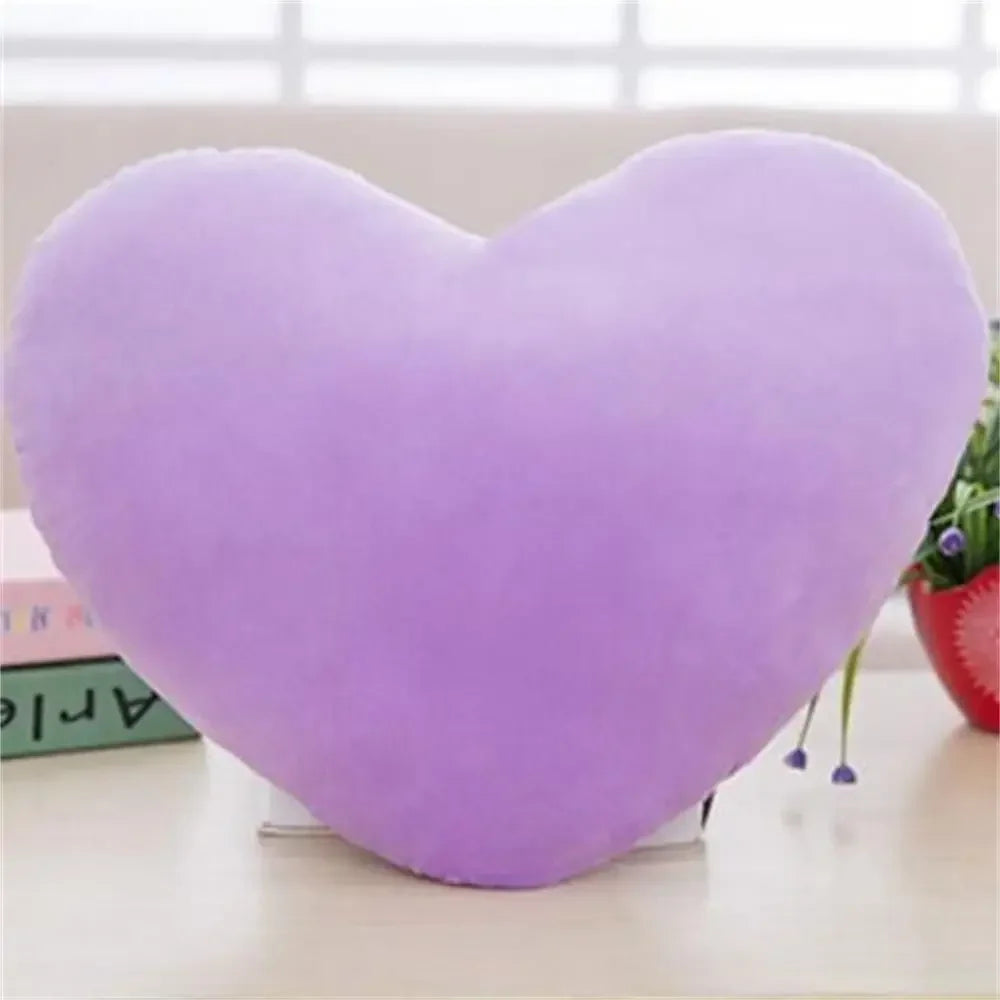 Soft Heart Plush Toys Soft Pillow PP Cotton Stuffed Pillow Kawaii Lovely Gift for Birthday Valentines Day Decorative Home Decor