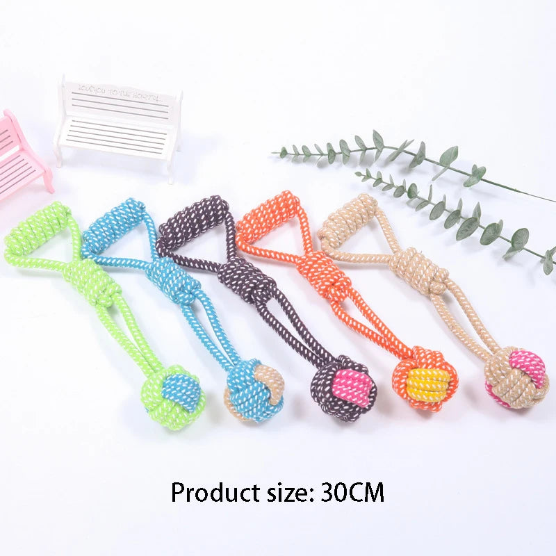 Interactive Cotton Rope Mini Dog Toys Ball for Dogs Accessories Toothbrush Chew Puppy Toy for Large Small Dogs Toy Pet Dog Toy