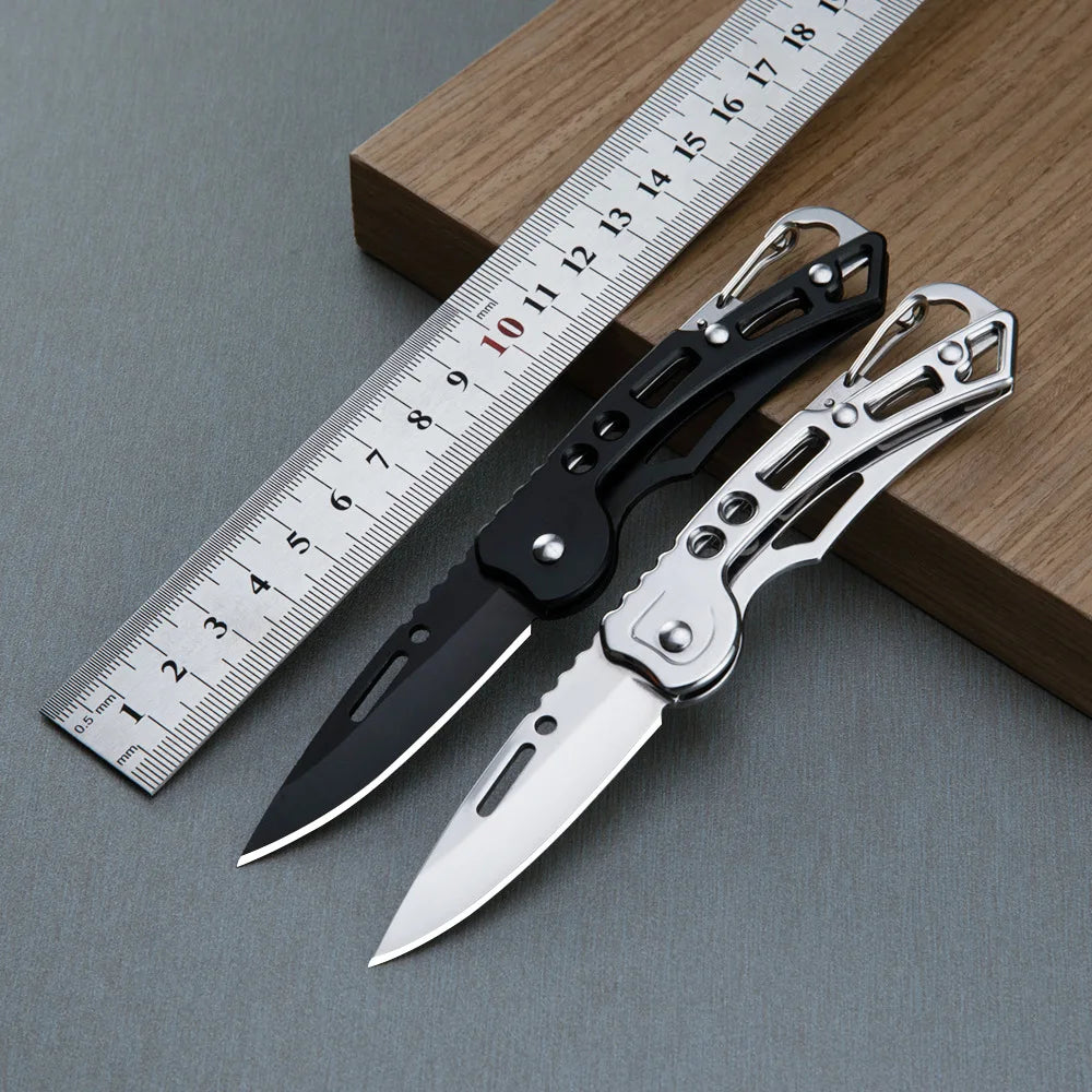 Folding Pocket Knife Stainless Steel Survival Hunting Camping Fishing Portable Fruit Carrying Outdoor Tools Survival Hand Tools