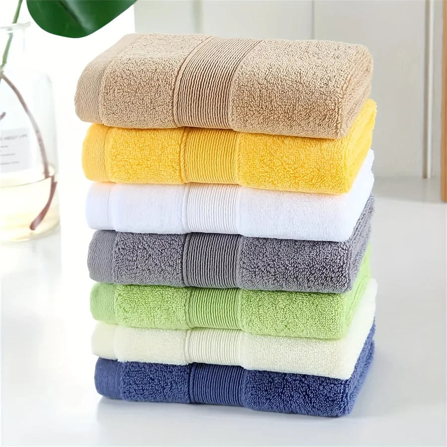 7pcs Super Absorbent Square Cotton Kerchief Set - Soft, Quick-Drying, Skin-Friendly Fingertip Towels for  Bathroom, Outdoor  - S