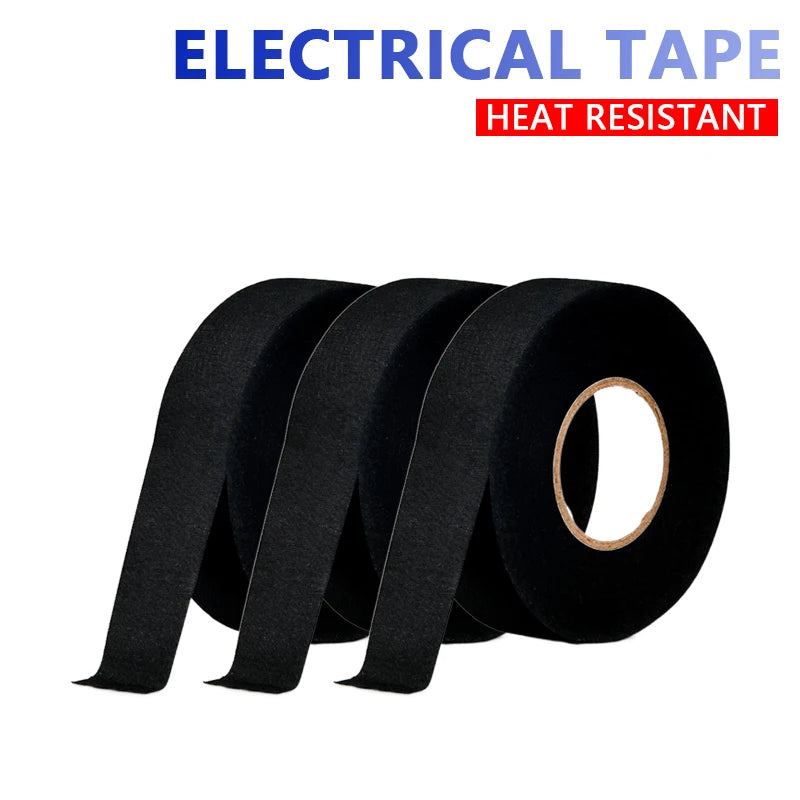 Electrical Tape Heat Resistant Harness Tape Insulation Automotive Fabric Cloth Tape Waterproof Noise Resistance Adhesives Tape