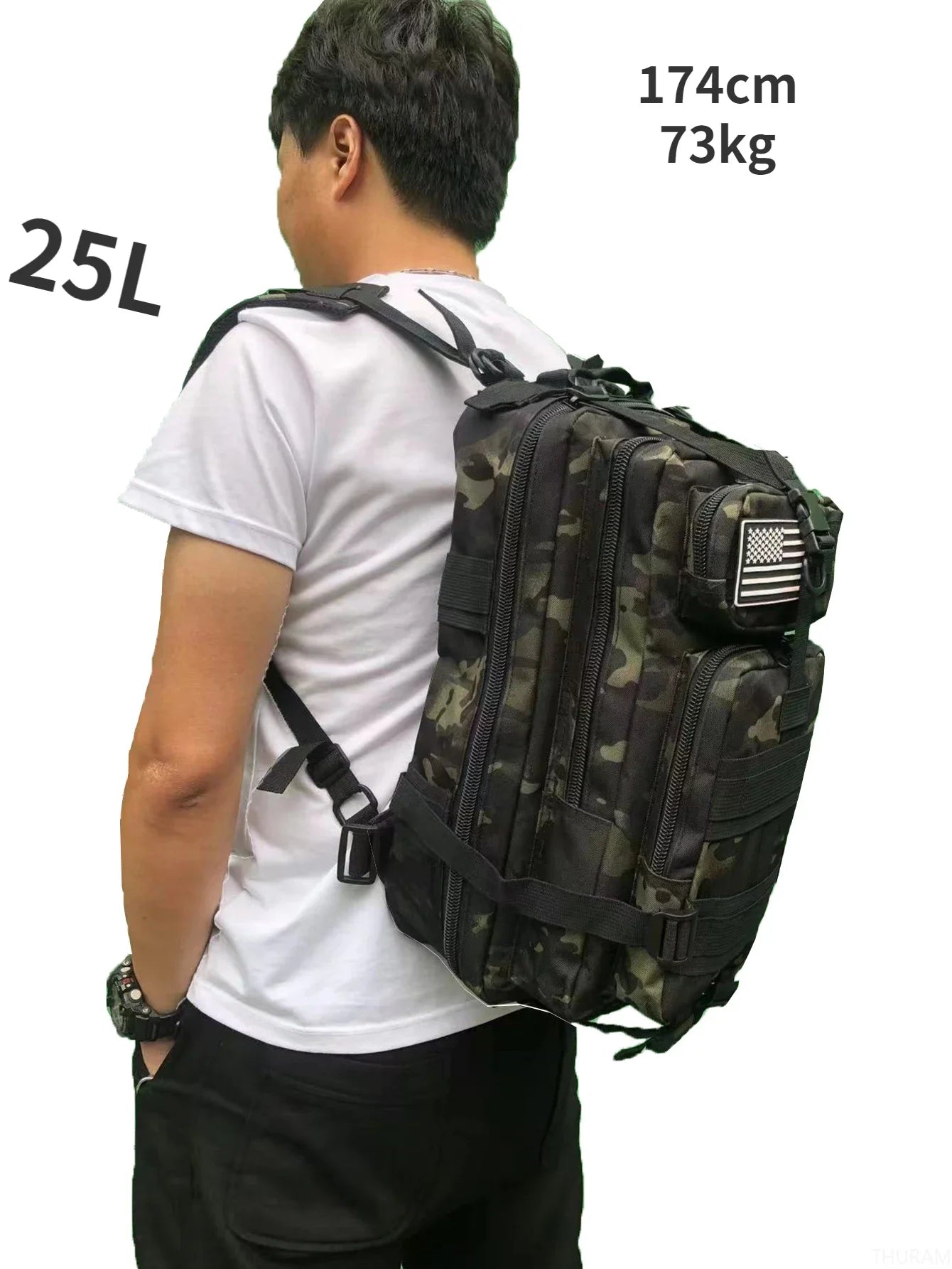 25L/50L 1000D Nylon Waterproof Trekking Fishing Hunting Bag Backpack Outdoor Rucksacks Tactical Sports Camping Hiking