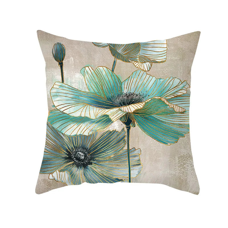 Ginkgo Leaf Cushion Cover Decorative Pillow    Sofa Home Decor case pillow cases