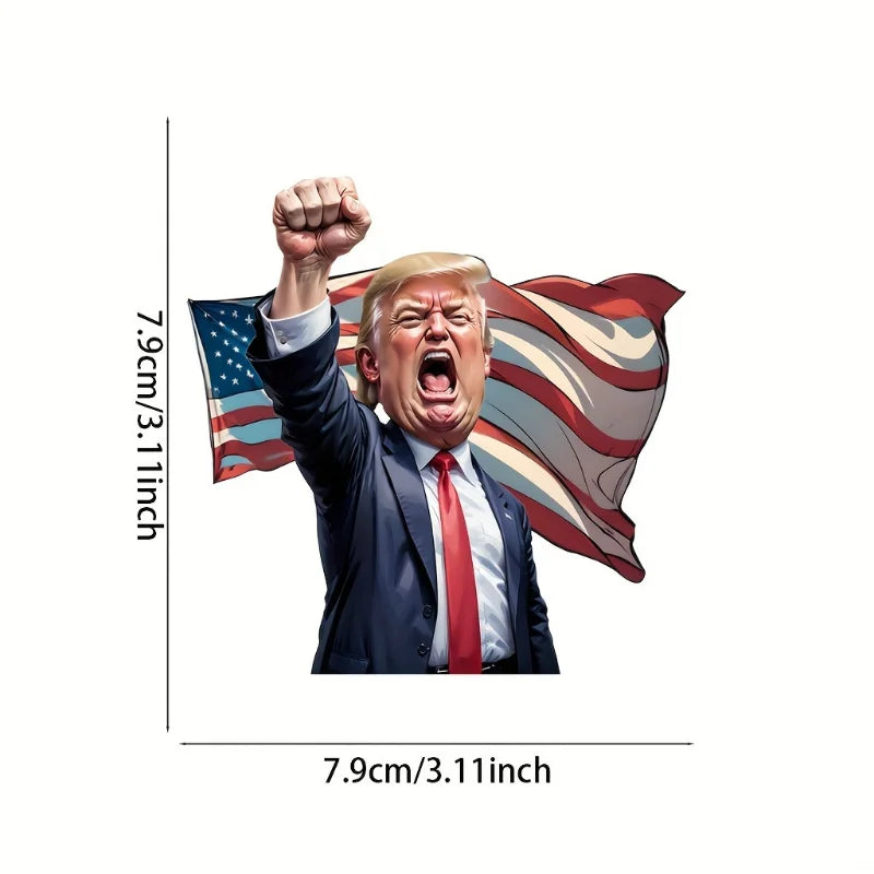 2024 Trump & US Flag Pendant Versatile Charm "MAGA" Spirit Keychain For Car Mirror,Backpacks,Home,Festive Party,Gift & Decor