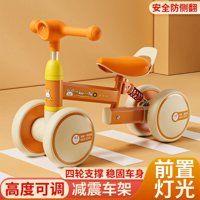 Tqh Balance Car Children 1-2 Years Old 6 Baby Four-Wheel Sliding Infant Sliding Luge