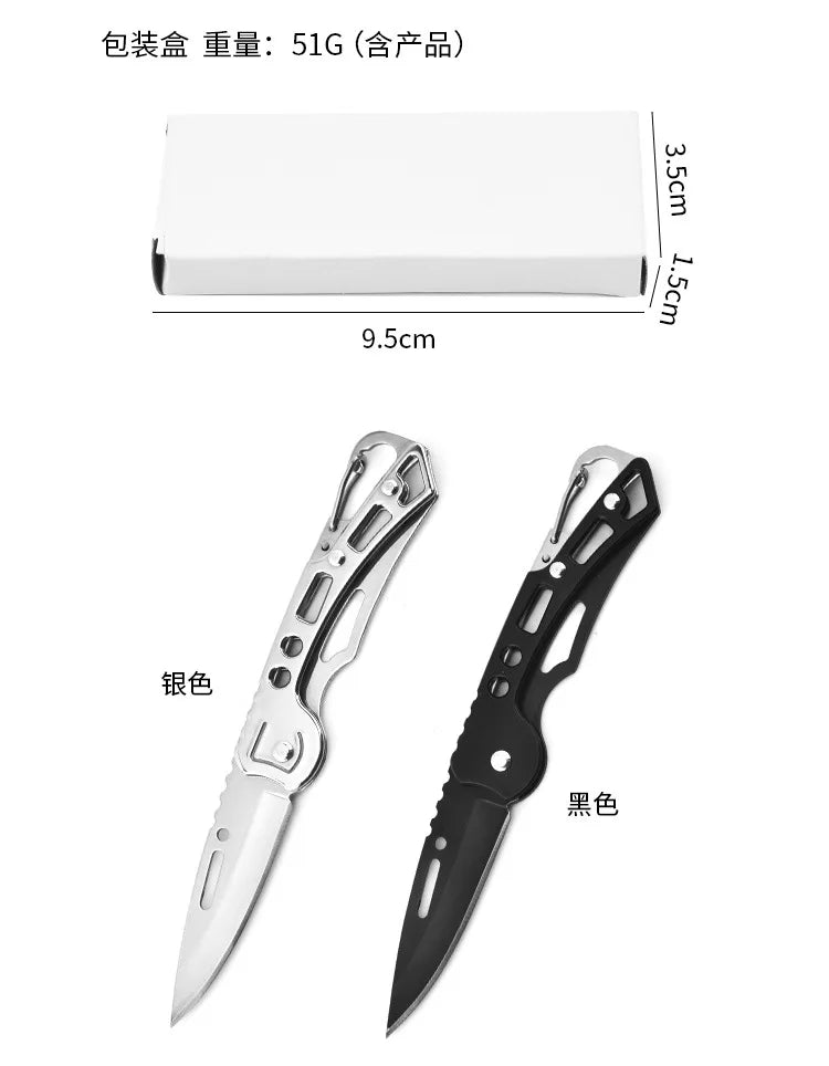 Folding Pocket Knife Stainless Steel Survival Hunting Camping Fishing Portable Fruit Carrying Outdoor Tools Survival Hand Tools