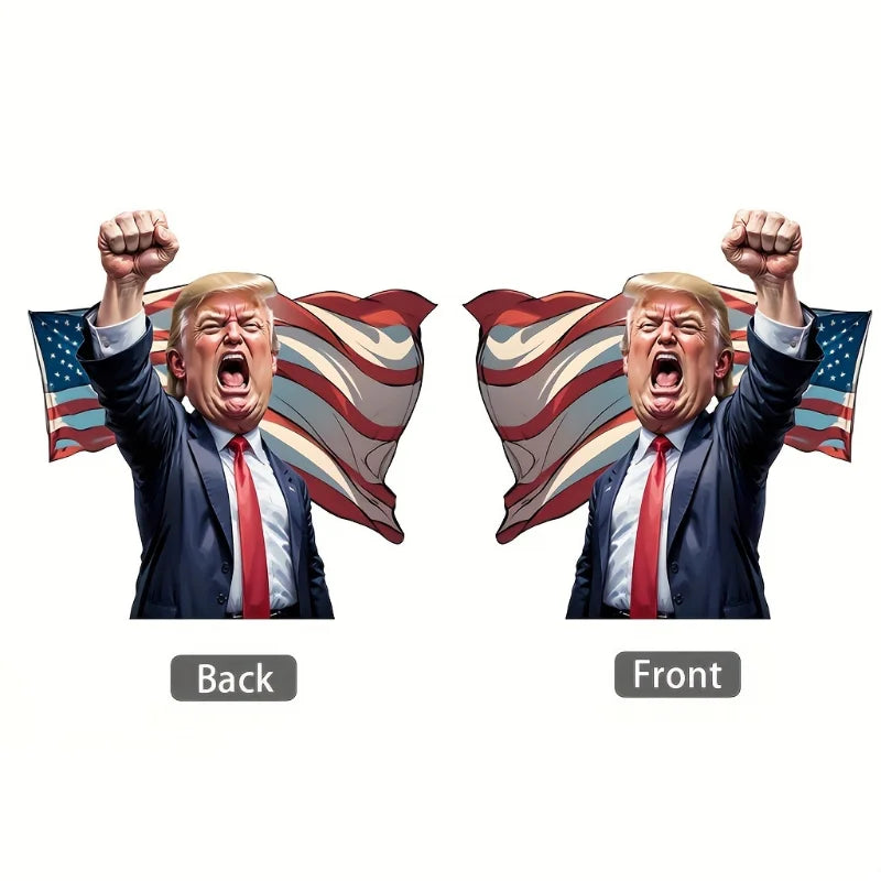 2024 Trump & US Flag Pendant Versatile Charm "MAGA" Spirit Keychain For Car Mirror,Backpacks,Home,Festive Party,Gift & Decor