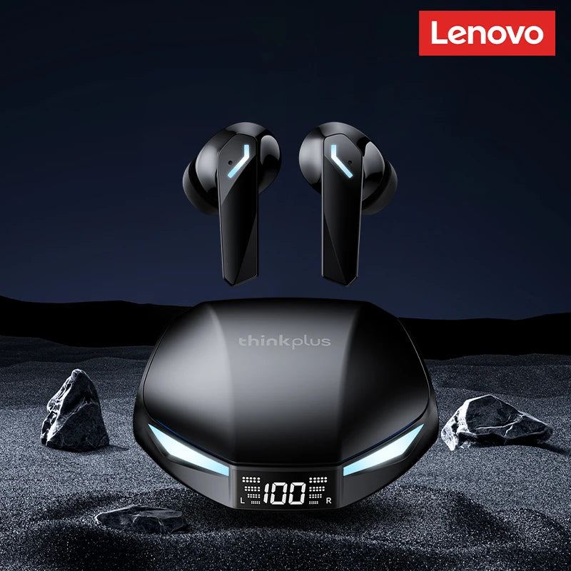 Original Lenovo GM2 PLUS TWS Upgrade Bluetooth V5.4 Headphones Wireless LED Digital Display Earphones Noise Reduction Headset