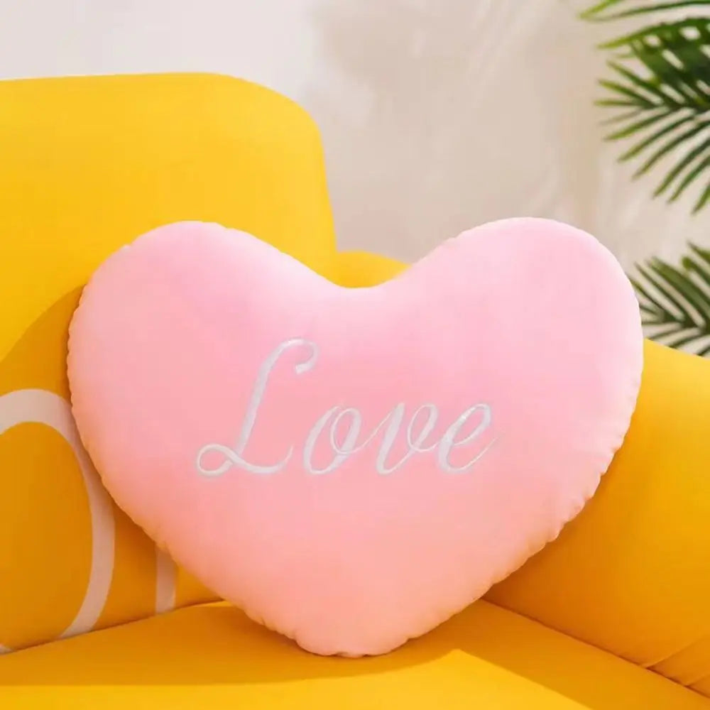 Soft Heart Plush Toys Soft Pillow PP Cotton Stuffed Pillow Kawaii Lovely Gift for Birthday Valentines Day Decorative Home Decor