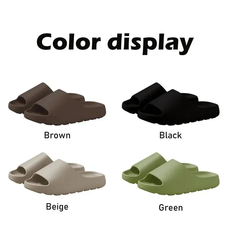 Hot Coconut Slippers Cloud Thick-soled Sandals Summer Fashion Soft Bottom Beach Men Slippers Women's Sandals  EVA Slides