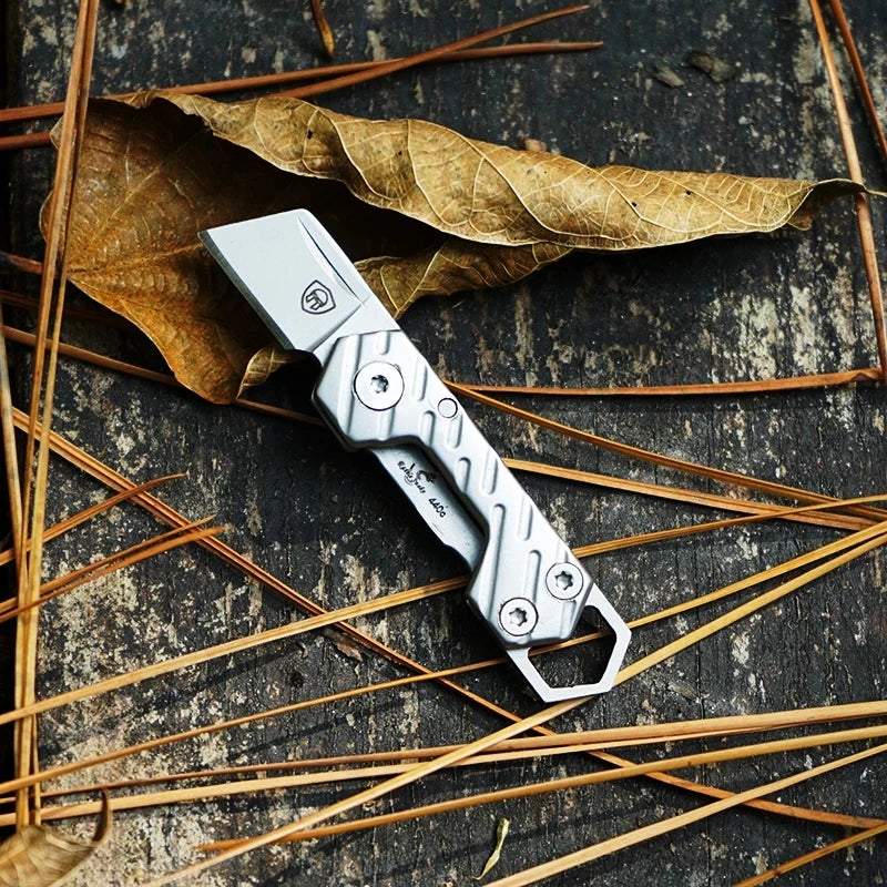 Original Mini Pocket Folding Knife Keychain Knives Sharpening Fruit Pencil Unboxing Outdoor Portable Tool Small Finger Knife