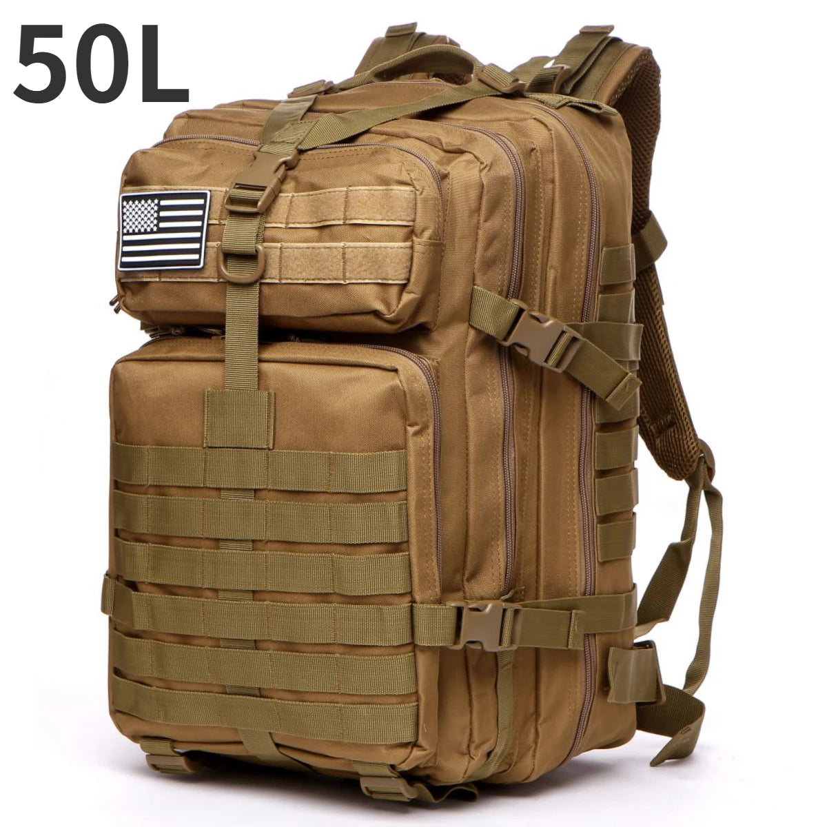 30L/50L 1000D Nylon Waterproof Backpack Outdoor Rucksacks Tactical Sports Camping Hiking Trekking Fishing Hunting Bag