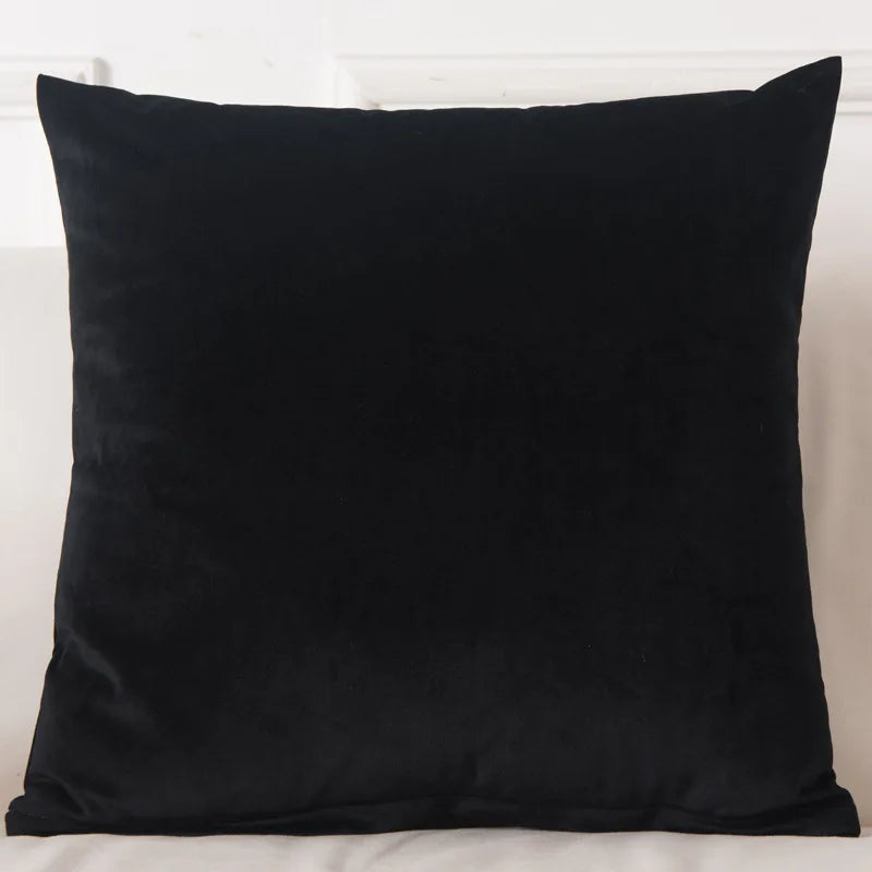 Velvet Throw Pillow Cover Decorative Square Cushion Case for Sofa Bedroom 40x40/45x45/50x50/30x50/55x55/60x60cm Pillowcase