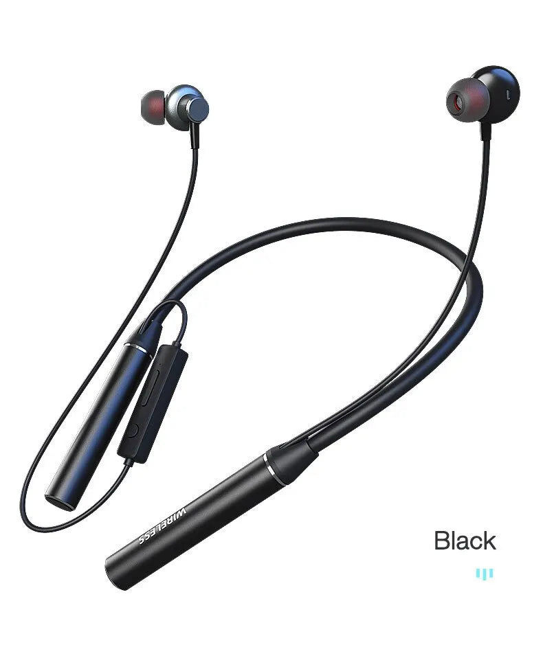 Wireless Headphones 180 Hour Endurance Bluetooth Bass Headset with Mic Stereo Neckband Earphones Sport Auriculares For TF Card