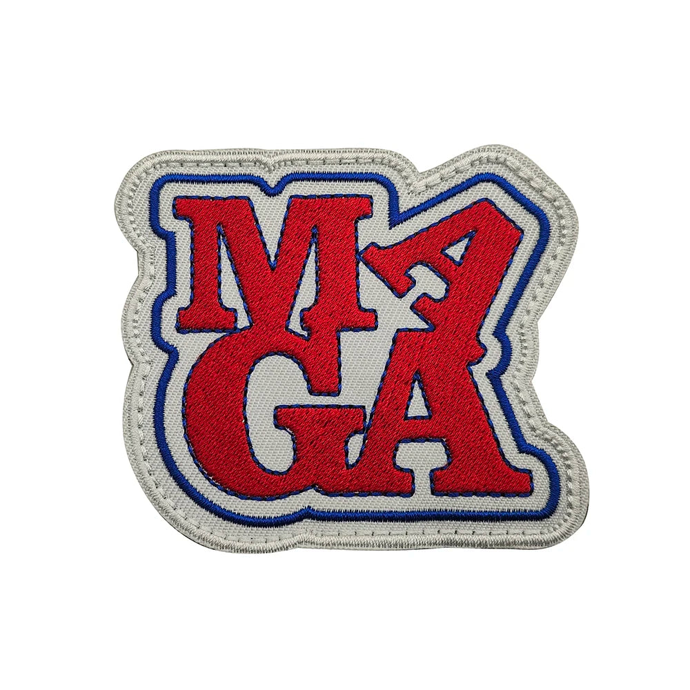 2024 TRUMP MAGA SAVE AMERICA AGAIN Embroidery Hook Loop MAKE AMERICA GREAT AGAIN Fasteners Patch Tactical Emblem