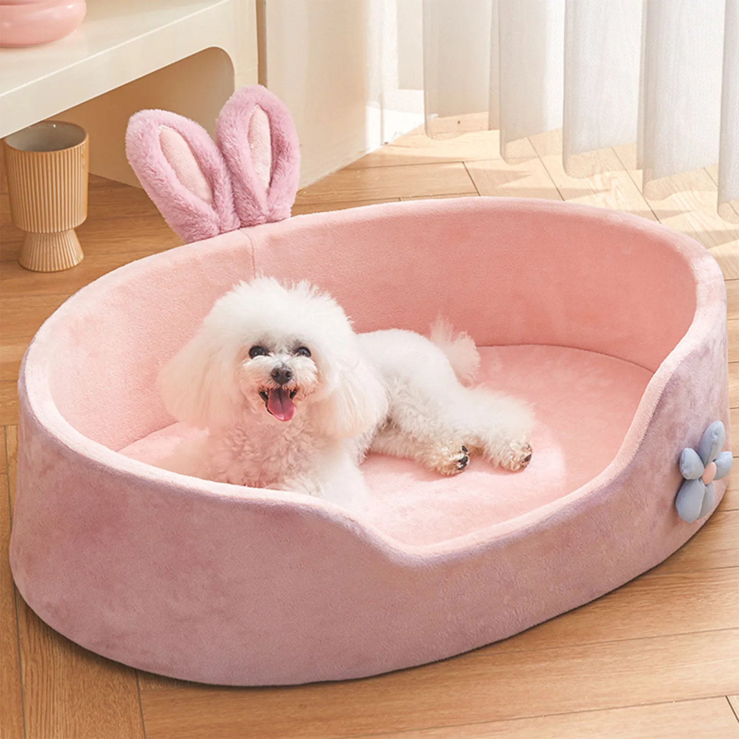 Detachable Pet Bed  Pet Bed Detachable Washable Dog Sleeping Bed Soft Comfortable Warm Cat Bed for Four Seasons Soft Pet Bed